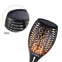 Pochodnia solarna GreenBlue, lampa ogrodowa LED, realistyczny efekt żywego ognia, IP65, GB156
