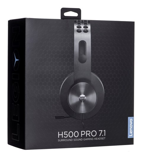 Słuchawki z mikrofonem dla graczy Lenovo Legion H500 Pro 7.1 (czarne) Słuchawki z mikrofonem dla graczy Lenovo Legion H500 Pro 7.1 (czarne)