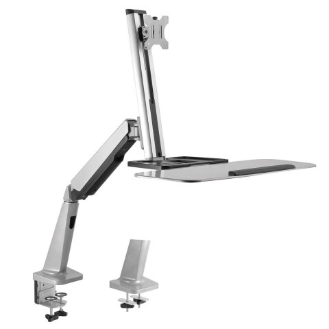 Uchwyt Maclean, Do monitora oraz klawiatury, Do pracy stojąco siedzącej, 13"-32", Do 8kg, MC-728 Uchwyt Maclean, Do monitora oraz klawiatury, Do pracy stojąco siedzącej, 13"-32", Do 8kg, MC-728
