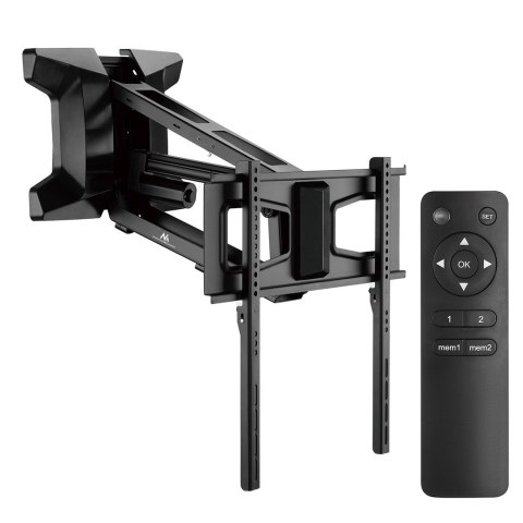 Uchwyt elektryczny do TV nad kominek Maclean, max VESA 600x400, pilot wifi, 37"-70", max 35kg, MC-891 Uchwyt elektryczny do TV nad kominek Maclean, max VESA 600x400, pilot wifi, 37"-70", max 35kg, MC-891