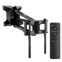 Uchwyt elektryczny do TV nad kominek Maclean, max VESA 600x400, pilot wifi, 37"-70", max 35kg, MC-891