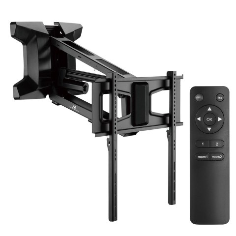 Uchwyt elektryczny do TV nad kominek Maclean, max VESA 600x400, pilot wifi, 37"-70", max 35kg, MC-891 Uchwyt elektryczny do TV nad kominek Maclean, max VESA 600x400, pilot wifi, 37"-70", max 35kg, MC-891