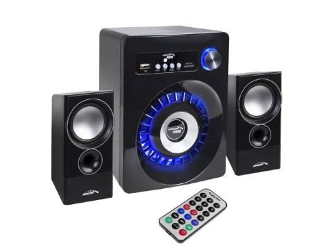 Zestaw głośników Bluetooth 2.1 Audiocore, radio FM, wejście kart TF, AUX, zasilanie USB, AC910 Zestaw głośników Bluetooth 2.1 Audiocore, radio FM, wejście kart TF, AUX, zasilanie USB, AC910