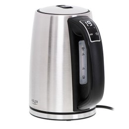 Czajnik metalowy 1,7L z LCD & regulacją temperatury Adler