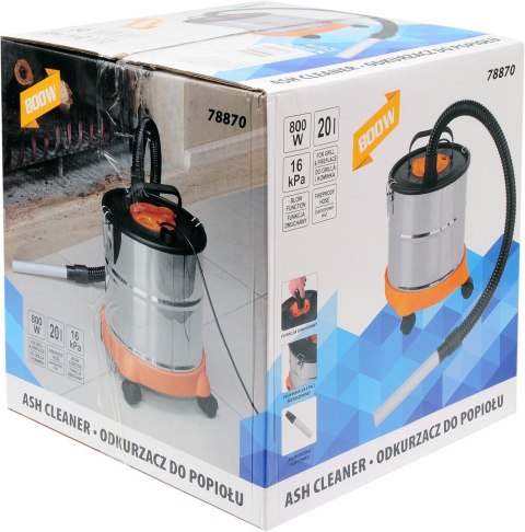 ODKURZACZ DO POPIOŁU 800W /20L 78870 ODKURZACZ DO POPIOŁU 800W /20L 78870