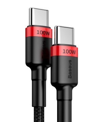 CABLE USB TO USB-C 2M/RED/BLACK CATKLF-AL91 BASEUS CABLE USB TO USB-C 2M/RED/BLACK CATKLF-AL91 BASEUS