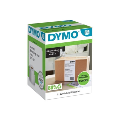 DISPATCH LABELS 104MM/159MM/WHITE FOR LW 4XL DISPATCH LABELS 104MM/159MM/WHITE FOR LW 4XL