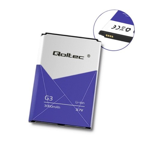 Qoltec Bateria do LG BL-53YH | G3 | 3000mAh Qoltec Bateria do LG BL-53YH | G3 | 3000mAh