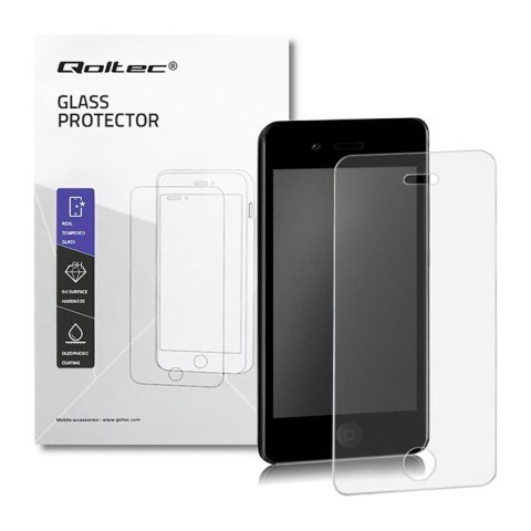 Qoltec Hartowane szkło ochronne PREMIUM do Apple iPhone 4/4s Qoltec Hartowane szkło ochronne PREMIUM do Apple iPhone 4/4s
