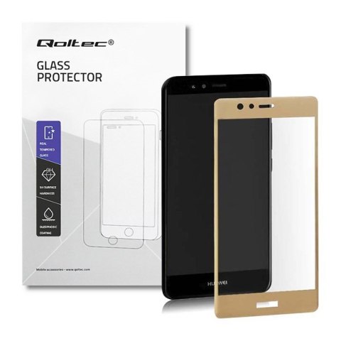 Qoltec Hartowane szkło ochronne PREMIUM do Huawei P9 | PEŁNE | ZŁOTE Qoltec Hartowane szkło ochronne PREMIUM do Huawei P9 | PEŁNE | ZŁOTE