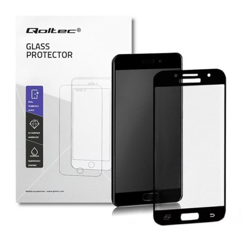Qoltec Hartowane szkło ochronne PREMIUM do Samsung Galaxy A3 2017 | CZARNE Qoltec Hartowane szkło ochronne PREMIUM do Samsung Galaxy A3 2017 | CZARNE