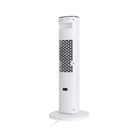 Termowentylator kolumnowy PTC Teesa z funkcją imitacji kominka.