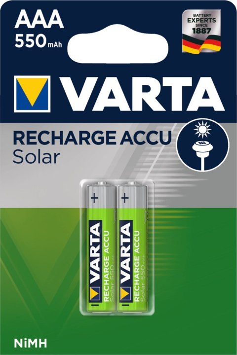 Akumulator VARTA AAA NiMH 550mAh SOLAR Akumulator VARTA AAA NiMH 550mAh SOLAR