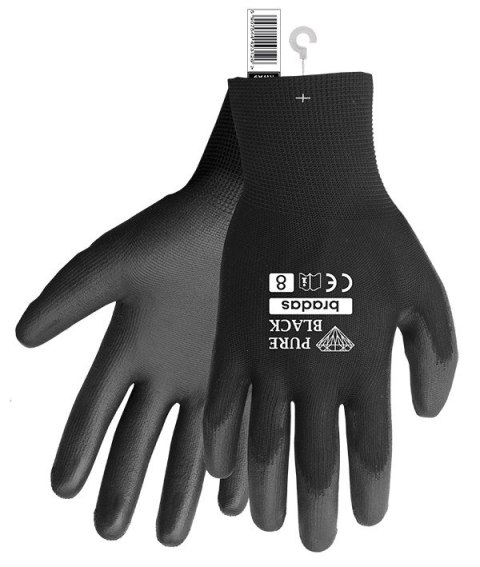 BRADAS RĘKAWICE ROBOCZE PURE BLACK ROZ. 11 BRADAS RĘKAWICE ROBOCZE PURE BLACK ROZ. 11