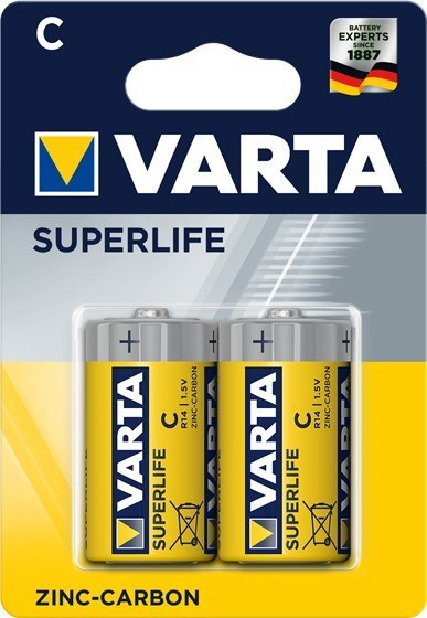 Bateria VARTA R14 SUPERLIFE 2szt./bl. Bateria VARTA R14 SUPERLIFE 2szt./bl.