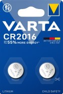 Bateria Varta Electronics CR2016 2szt 0970