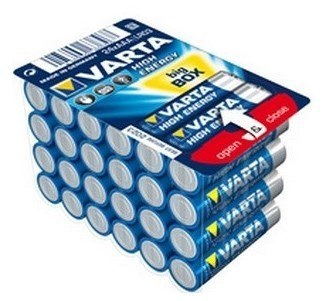 Bateria alkaliczna VARTA LR03 HIGH ENERGY Longlife Power 24szt./box Bateria alkaliczna VARTA LR03 HIGH ENERGY Longlife Power 24szt./box