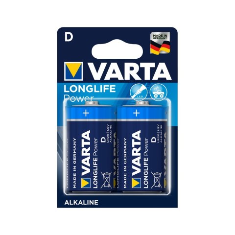 Bateria alkaliczna VARTA LR20 LONGLIFE 2szt./bl. Bateria alkaliczna VARTA LR20 LONGLIFE 2szt./bl.