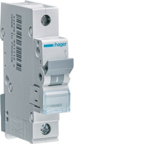 MBN110E WYŁĄCZNIK NADPRĄDOWY B 10A 1P 1M 6KA