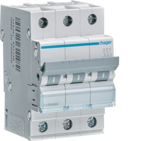 MCN325E WYŁĄCZNIK NADPRĄDOWY C 25A 3P 3M 6KA MCN325E WYŁĄCZNIK NADPRĄDOWY C 25A 3P 3M 6KA