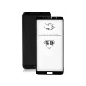 Qoltec Hartowane szkło ochronne PREMIUM do Huawei Y6 2018 | CZARNE | 5D