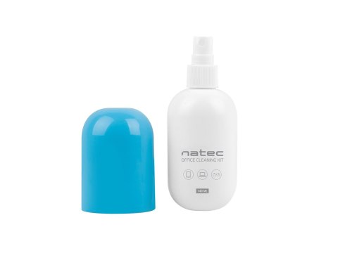 Zestaw do czyszczenia Natec Raccoon Office Cleaning KIT 140ml + Ściereczka Zestaw do czyszczenia Natec Raccoon Office Cleaning KIT 140ml + Ściereczka
