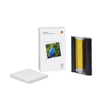 Xiaomi Instant Photo Paper 3" | Papier fotograficzny | 40 arkuszy Xiaomi Instant Photo Paper 3" | Papier fotograficzny | 40 arkuszy