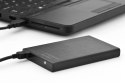 Obudowa USB 2.0 na dysk SSD/HDD 2.5" SATA II9.5/7.5mm, aluminiowa