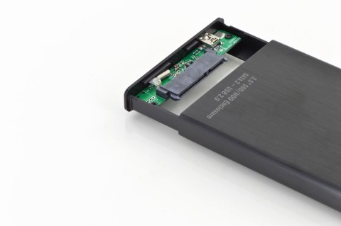 Obudowa USB 2.0 na dysk SSD/HDD 2.5" SATA II9.5/7.5mm, aluminiowa Obudowa USB 2.0 na dysk SSD/HDD 2.5" SATA II9.5/7.5mm, aluminiowa