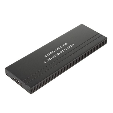 Obudowa dysku Maclean, SSD M.2, NGFF, USB 3.0, rozmiary 2230/2240/2260/2280, aluminiowa obudowa, MCE582 Obudowa dysku Maclean, SSD M.2, NGFF, USB 3.0, rozmiary 2230/2240/2260/2280, aluminiowa obudowa, MCE582