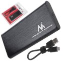 Obudowa dysku Maclean, SSD M.2, NVMe (PCIe), NGFF (SATA), USB 3.1, rozmiary 2230/2240/2260/2280, aluminiowa obudowa, MCE443