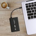 Obudowa zewnętrzna Qoltec do dysków HDD/SSD 2.5" SATA3/USB 3.0 (czarna)