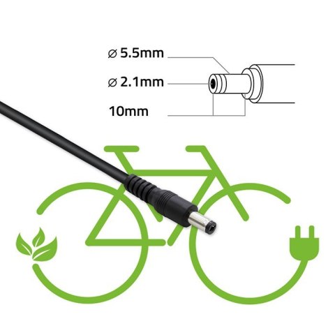 Qoltec Ładowarka do baterii roweru elektrycznego 36V | 42V | 2A | 5.5*2.1 Qoltec Ładowarka do baterii roweru elektrycznego 36V | 42V | 2A | 5.5*2.1
