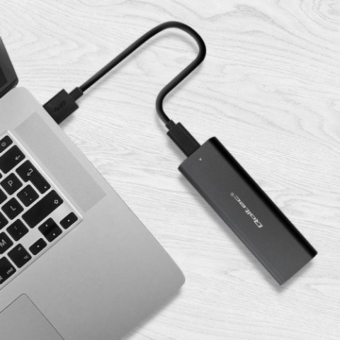 Qoltec Obudowa | kieszeń do dysków M.2 SATA SSD | NGFF | USB typ C Qoltec Obudowa | kieszeń do dysków M.2 SATA SSD | NGFF | USB typ C