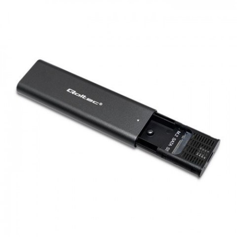 Qoltec Obudowa | kieszeń do dysków M.2 SATA SSD | NGFF | USB typ C Qoltec Obudowa | kieszeń do dysków M.2 SATA SSD | NGFF | USB typ C