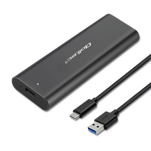 Qoltec Obudowa | kieszeń do dysków M.2 SATA SSD | NGFF | USB typ C Qoltec Obudowa | kieszeń do dysków M.2 SATA SSD | NGFF | USB typ C