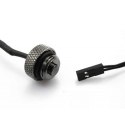 XSPC G1/4 Zoll 10k Temperatursensor - black chrome