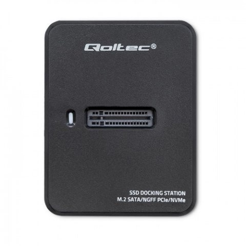 Stacja dokująca dysków SSD M.2 SATA/PCIe NGFF/NVMe USB 3.1 Qoltec Stacja dokująca dysków SSD M.2 SATA/PCIe NGFF/NVMe USB 3.1 Qoltec