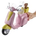 Barbie Skuter ze szczeniaczkiem FRP56 MATTEL p2