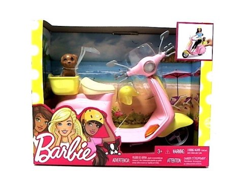 Barbie Skuter ze szczeniaczkiem FRP56 MATTEL p2 Barbie Skuter ze szczeniaczkiem FRP56 MATTEL p2