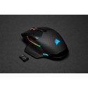 Bezprzewodowa mysz gamingowa Corsair Dark Core RGB PRO SE, Qi - Czarna