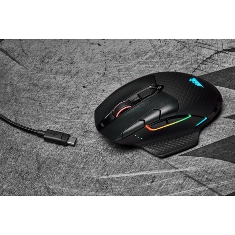 Bezprzewodowa mysz gamingowa Corsair Dark Core RGB PRO SE, Qi - Czarna Bezprzewodowa mysz gamingowa Corsair Dark Core RGB PRO SE, Qi - Czarna