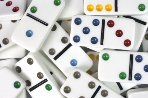 Domino szóstkowe klasyczna gra w puszce 53913 TACTIC Domino szóstkowe klasyczna gra w puszce 53913 TACTIC
