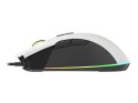 Geneza | Mysz do gier | Przewodowe | Krypton 290 | Optyczny | Mysz do gier | USB 2.0 | Biały | Tak