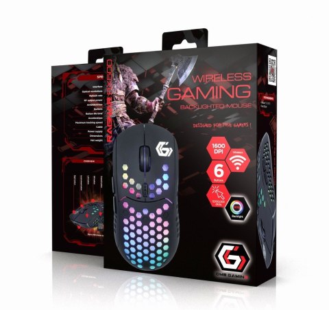 MOUSE USB OPTICAL WRL RGB/GAM MUSG-RAGNAR-WRX500 GEMBIRD MOUSE USB OPTICAL WRL RGB/GAM MUSG-RAGNAR-WRX500 GEMBIRD
