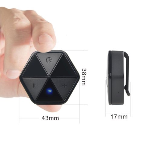 Adapter bluetooth odbiornik z klipsem Audiocore, HSP, HFP, A2DP, AVRCP, AC815 Adapter bluetooth odbiornik z klipsem Audiocore, HSP, HFP, A2DP, AVRCP, AC815