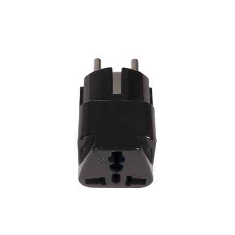 Adapter gniazdo UK Maclean, na wtyk EU, uniwersalny, czarny, MCE155 Adapter gniazdo UK Maclean, na wtyk EU, uniwersalny, czarny, MCE155