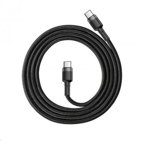 CABLE USB-C TO USB-C 2M/GRAY/BLACK CATKLF-HG1 BASEUS CABLE USB-C TO USB-C 2M/GRAY/BLACK CATKLF-HG1 BASEUS