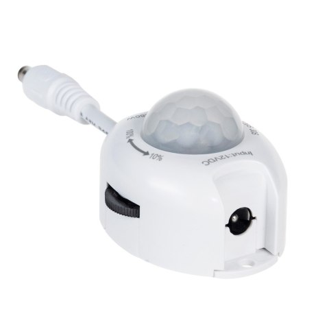 Czujnik ruchu PIR Maclean, na podczerwień, do taśm LEDowych, 12V DC, max. 60W, MCE242 Czujnik ruchu PIR Maclean, na podczerwień, do taśm LEDowych, 12V DC, max. 60W, MCE242