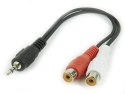 KABEL AUDIO 3.5MM TO 2RCA SOCKET CCA-406 GEMBIRD